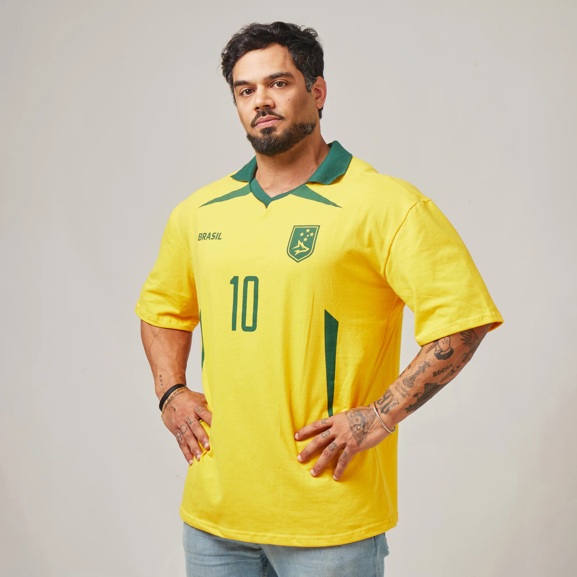 Camiseta Oversized Conquista Amarelo Clássico - Image 5