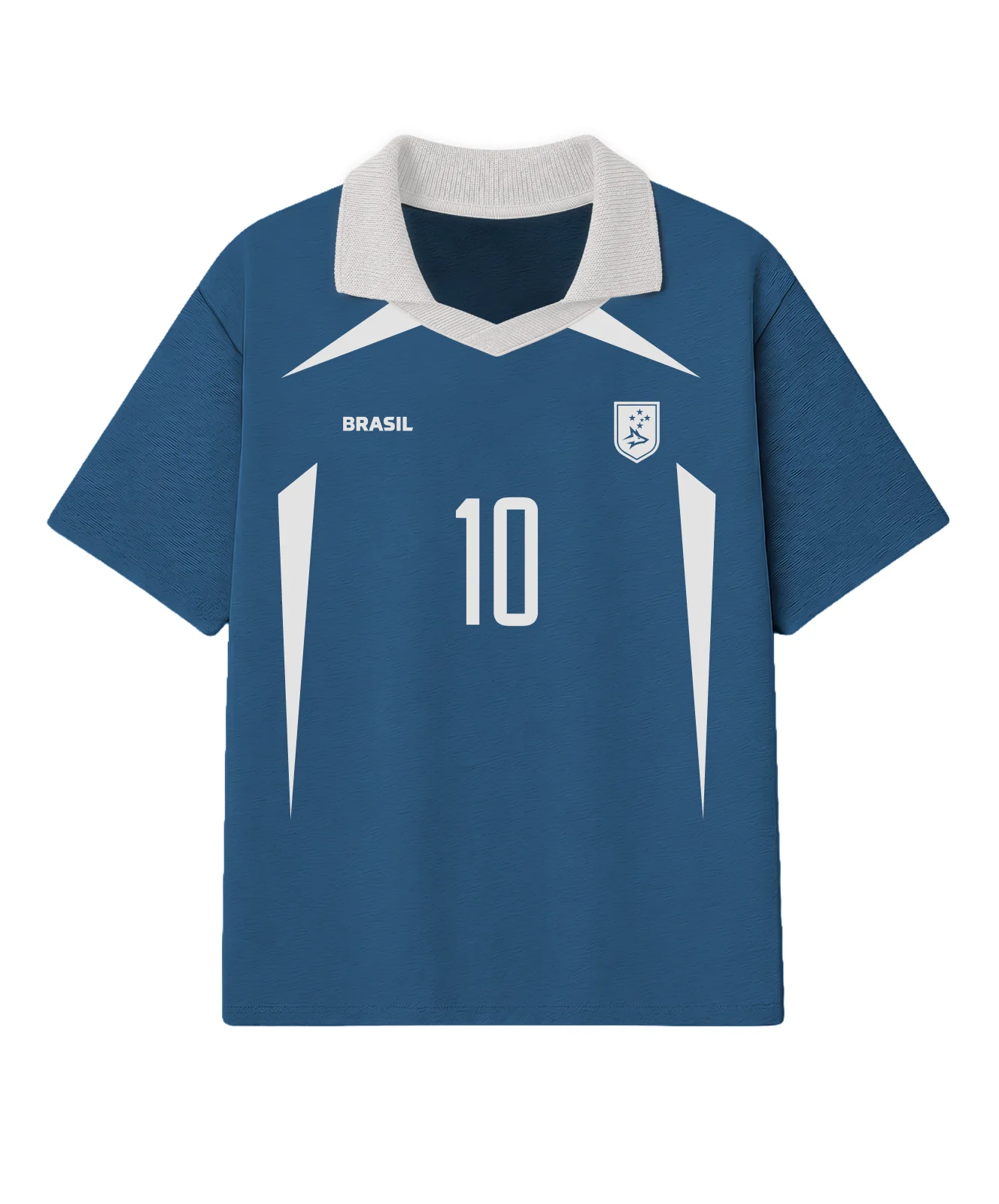 Camiseta Oversized Conquista Azul Vintage - Image 11