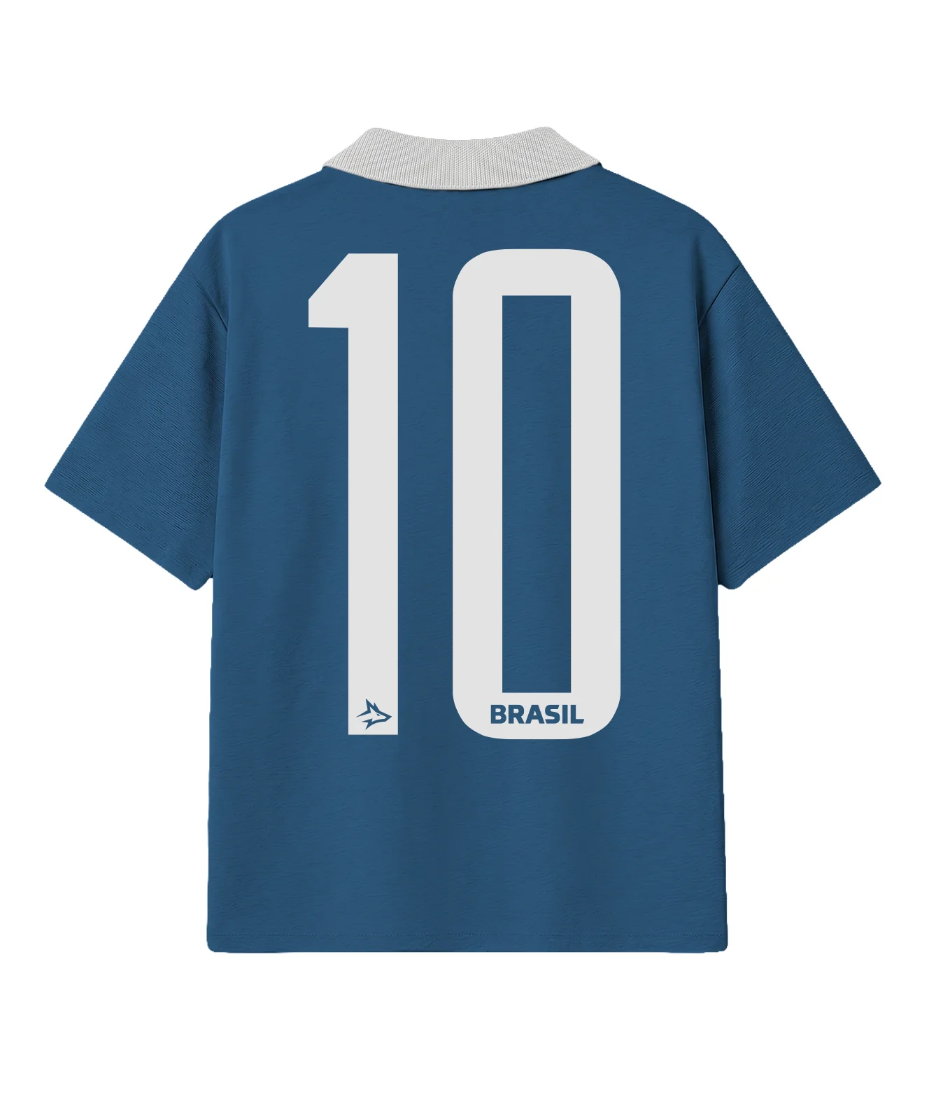 Camiseta Oversized Conquista Azul Vintage - Image 12