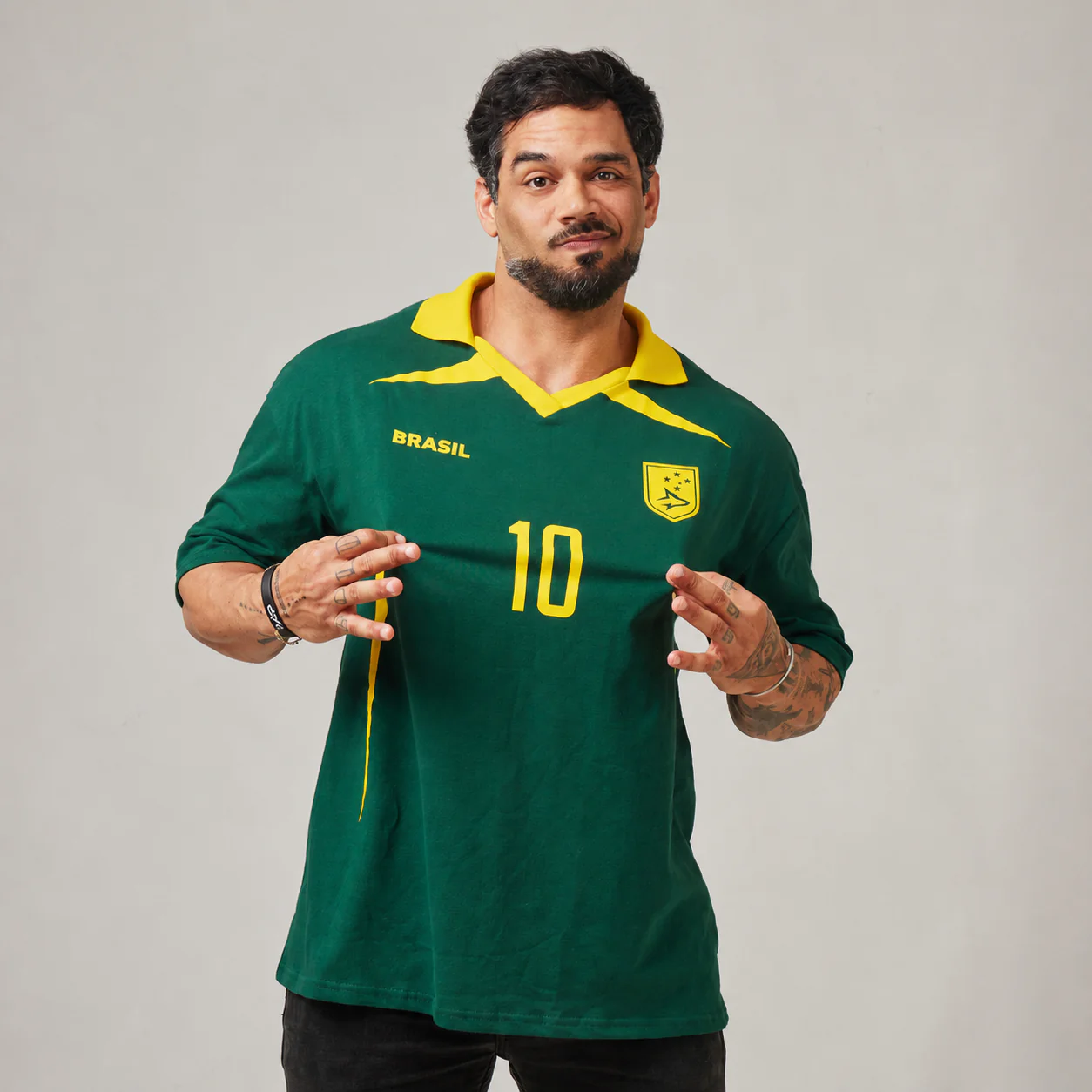Camiseta Oversized Conquista Verde Bandeira - Image 6