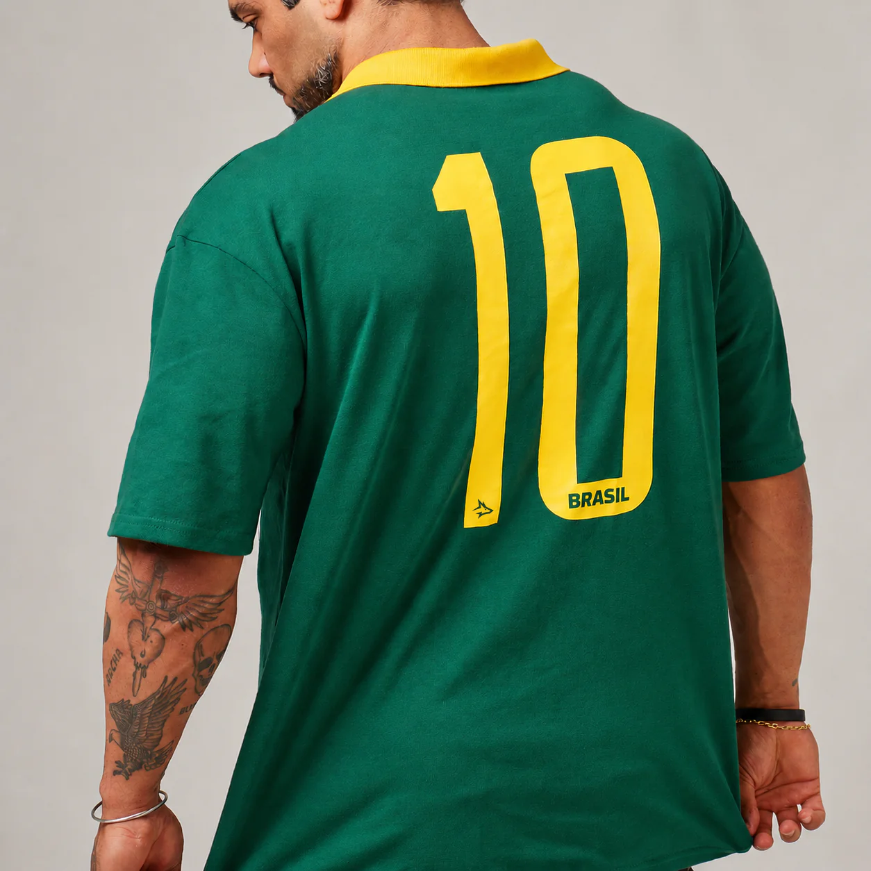 Camiseta Oversized Conquista Verde Bandeira - Image 7