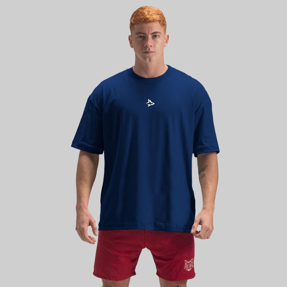 Camiseta Oversized Lupus Azul Marinho - Image 2