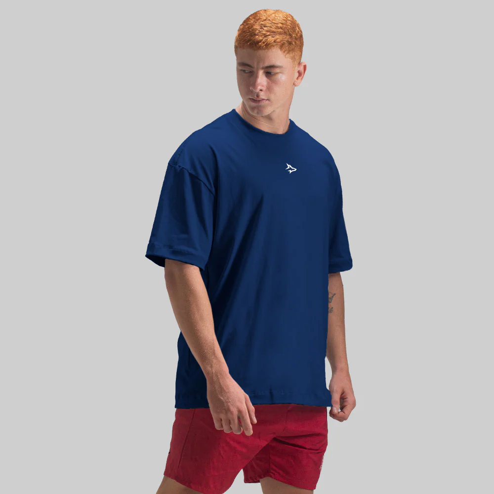 Camiseta Oversized Lupus Azul Marinho - Image 3