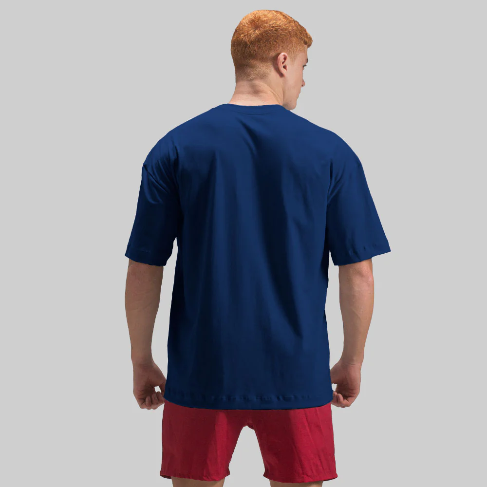 Camiseta Oversized Lupus Azul Marinho - Image 4