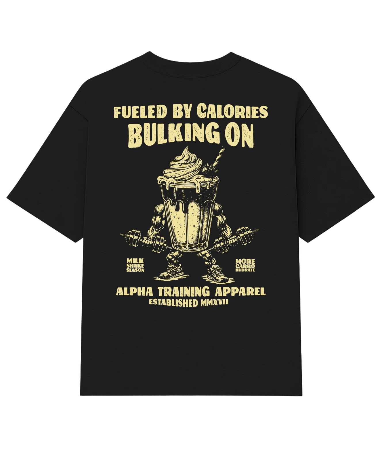 Camiseta Oversized More Carbs Preto
