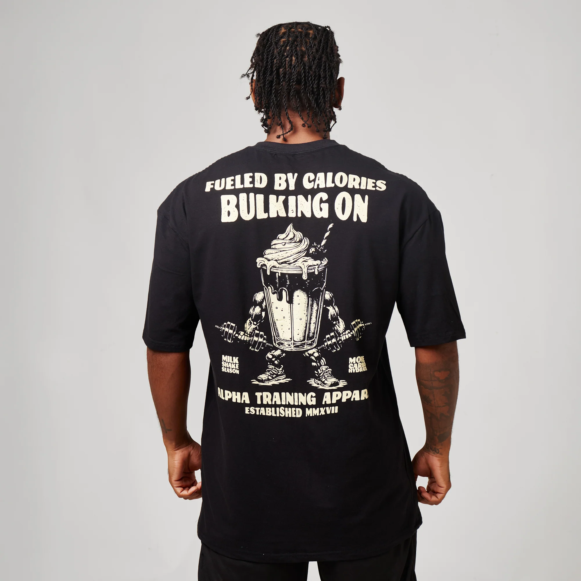 Camiseta Oversized More Carbs Preto - Image 5