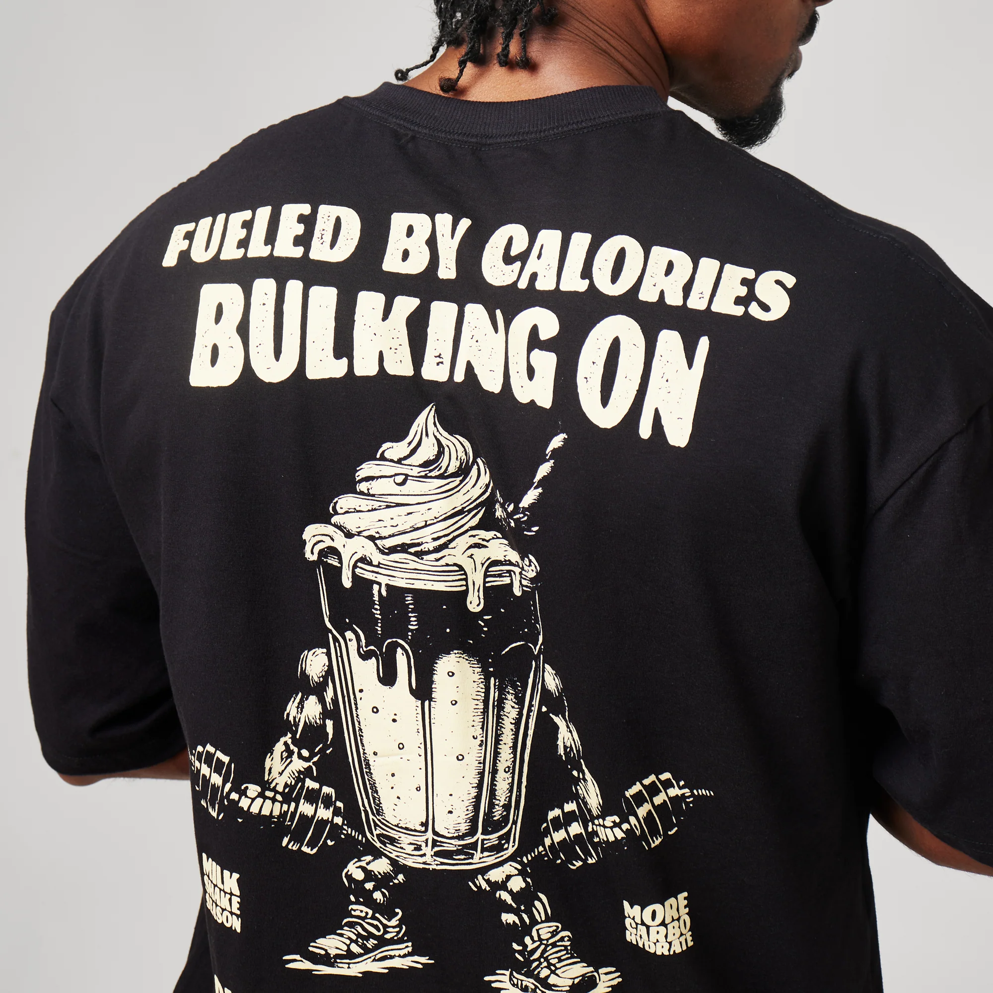 Camiseta Oversized More Carbs Preto - Image 8