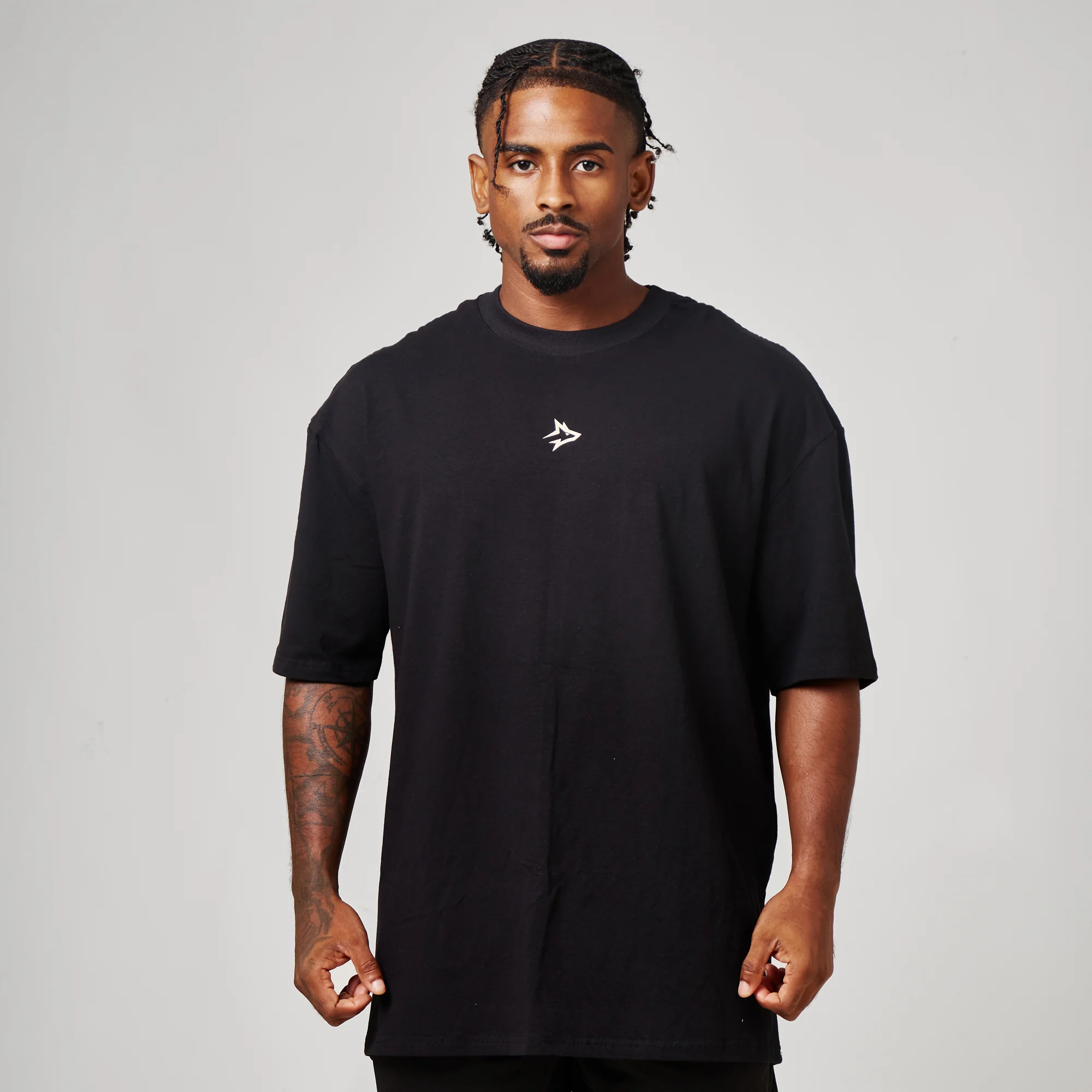 Camiseta Oversized No Cute Preto - Image 3