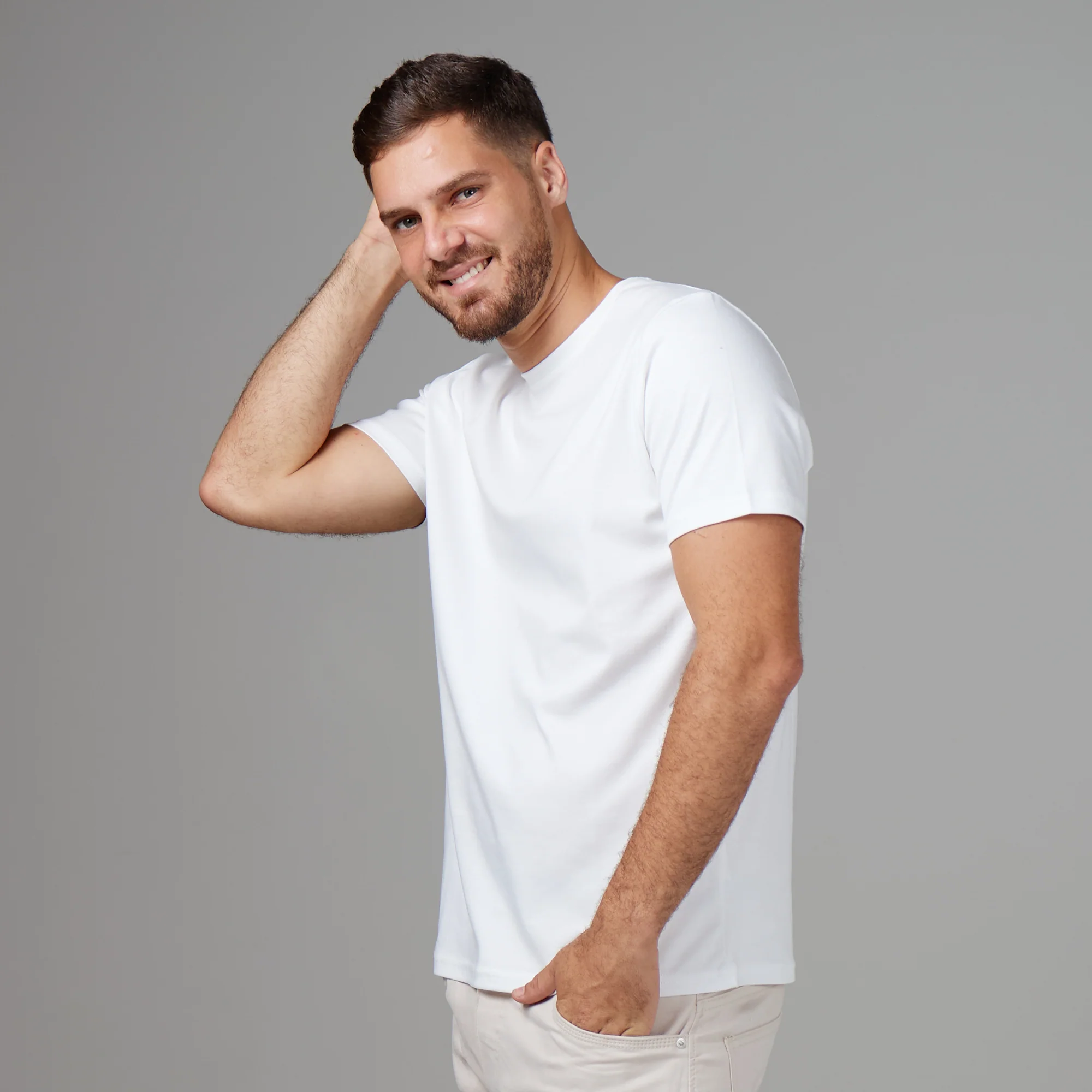 Camiseta Pima Lupus Branco - Image 3