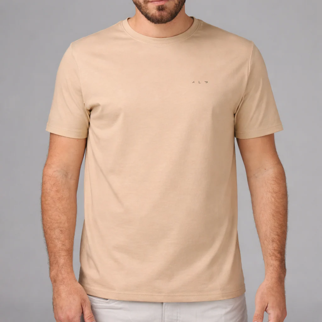 Camiseta Pima Urban Bege - Image 4
