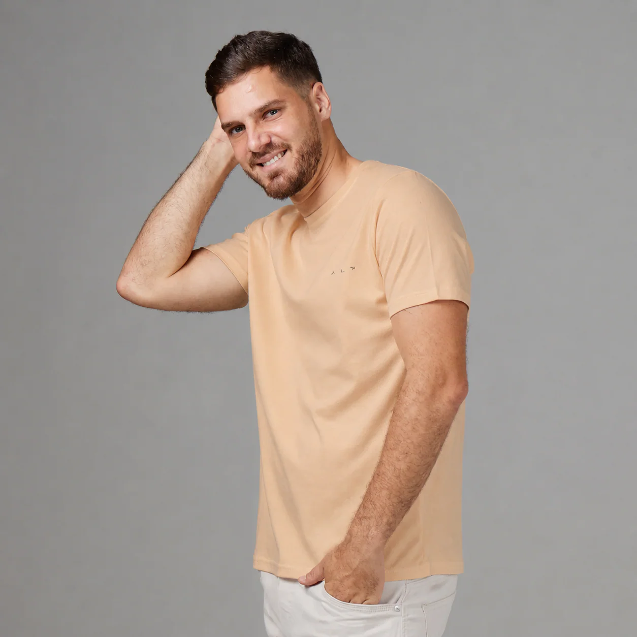 Camiseta Pima Urban Bege - Image 5
