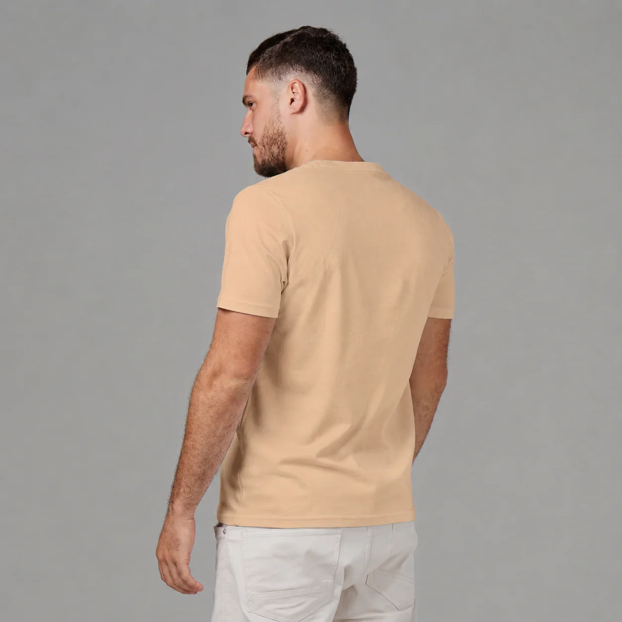 Camiseta Pima Urban Bege - Image 7