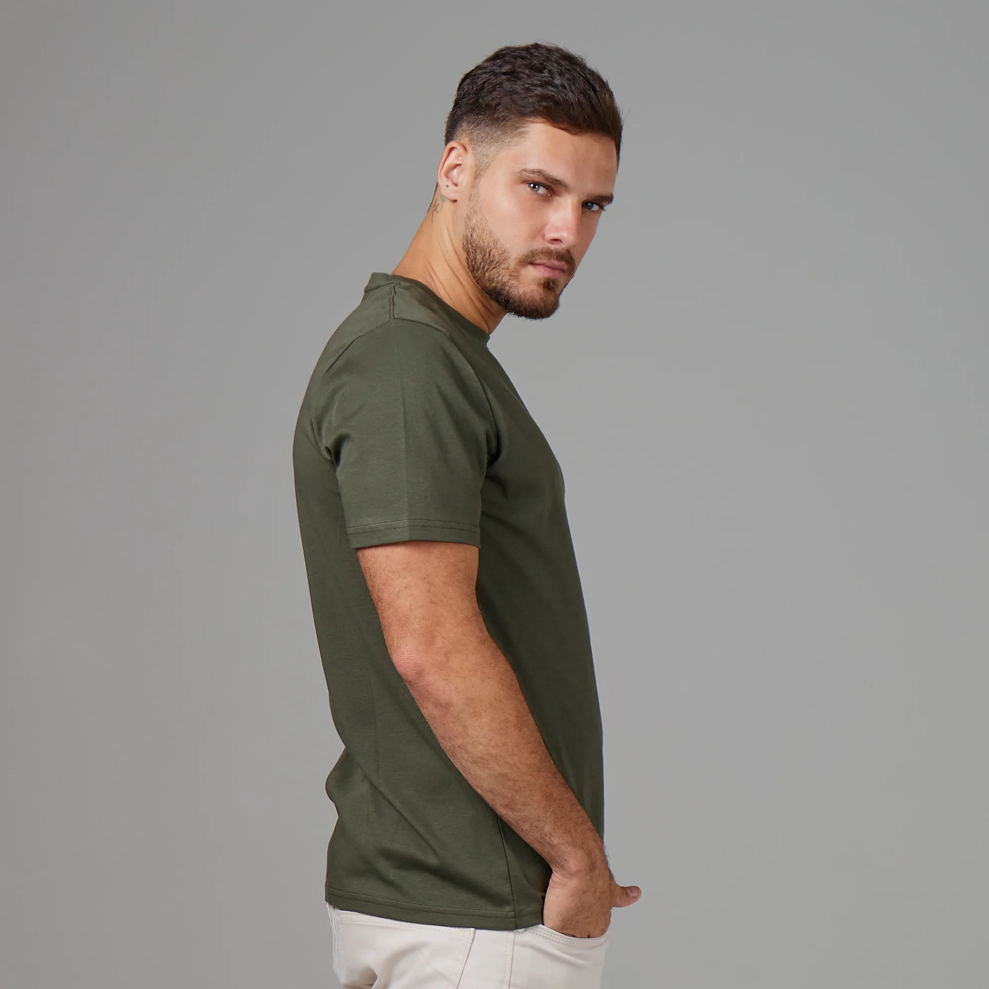Camiseta Pima Urban Verde - Image 5