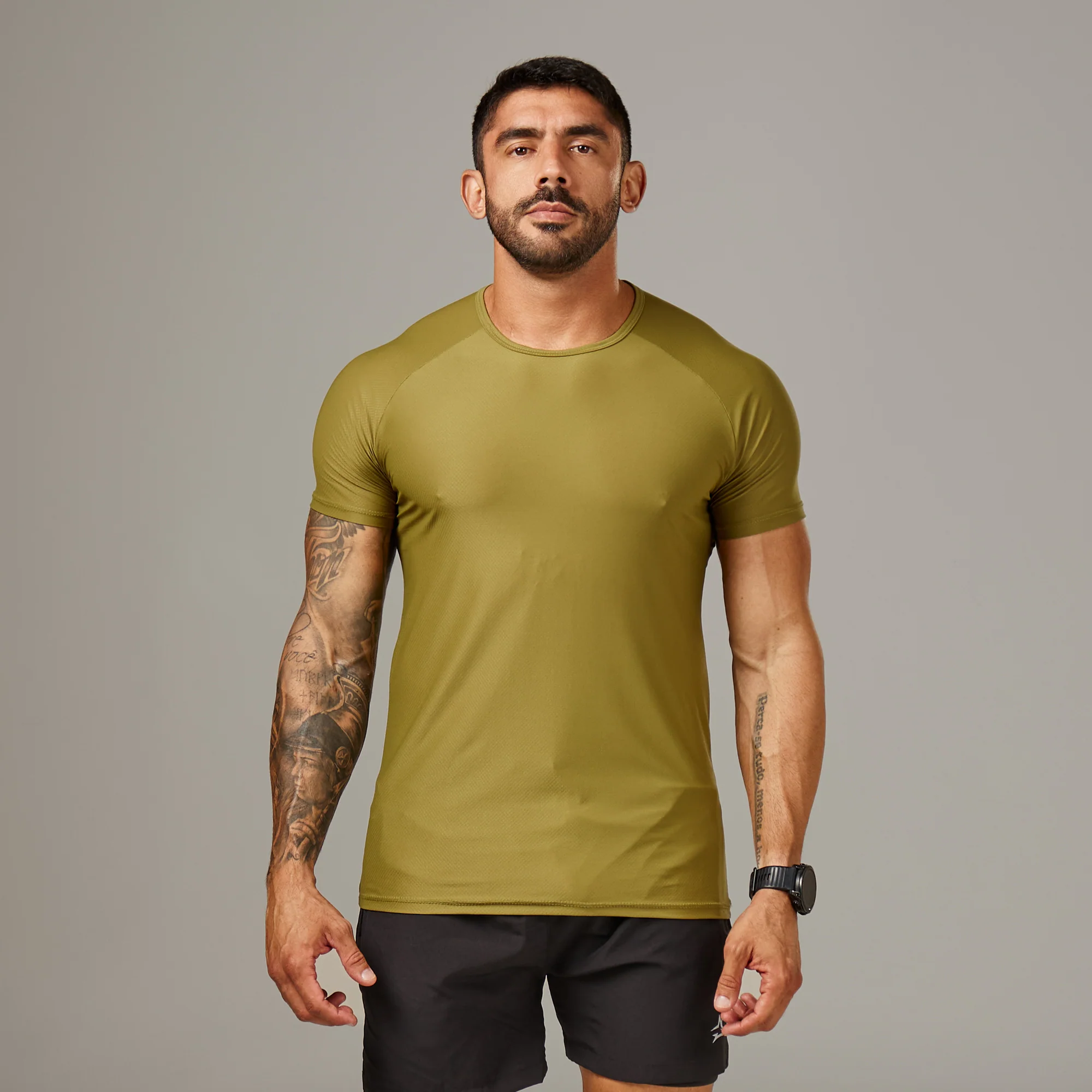 Camiseta Poliamida Thermo Lupus Verde Pinho