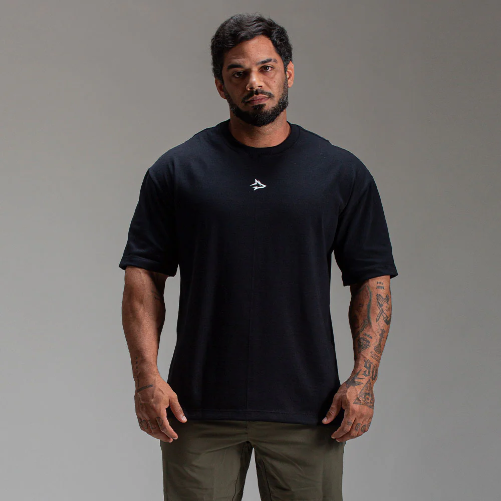 Camiseta Oversized Power Preto - Image 4