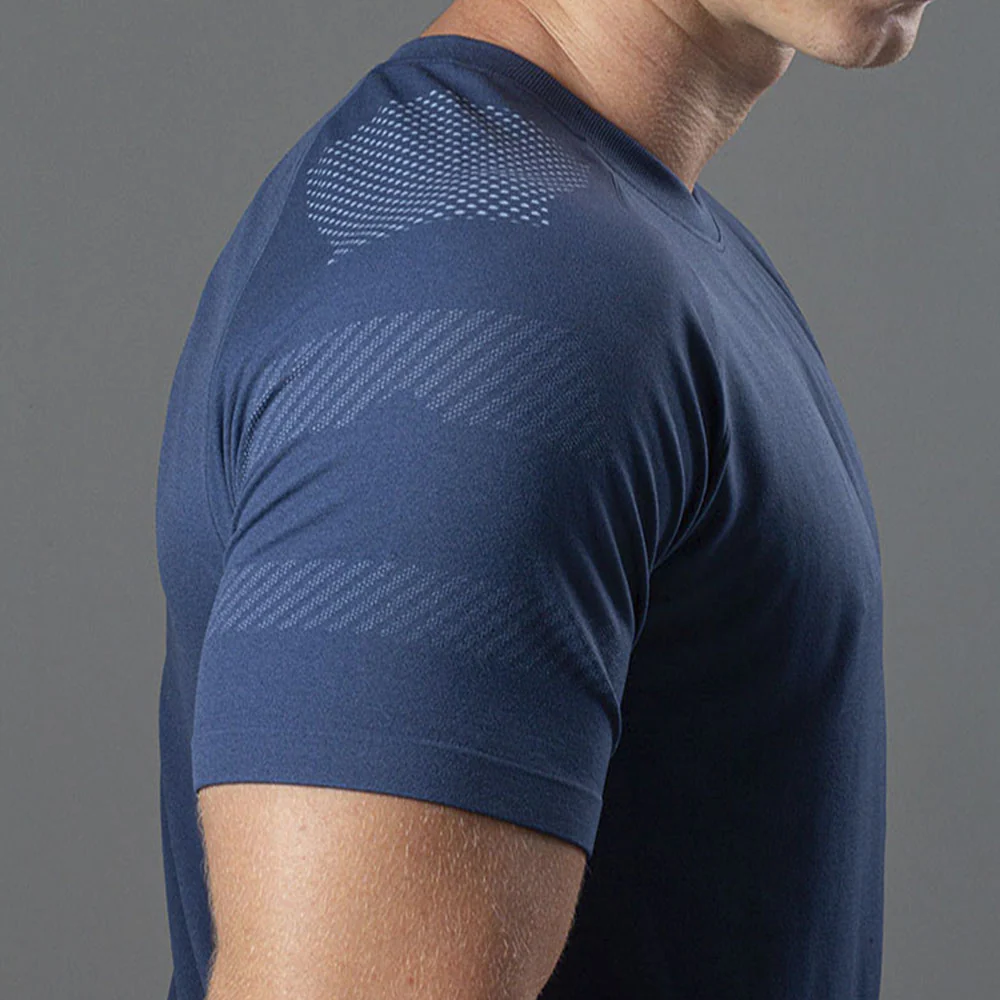 Camiseta Apex Dry Line Lupus Marinho - Sem Costura - Image 11