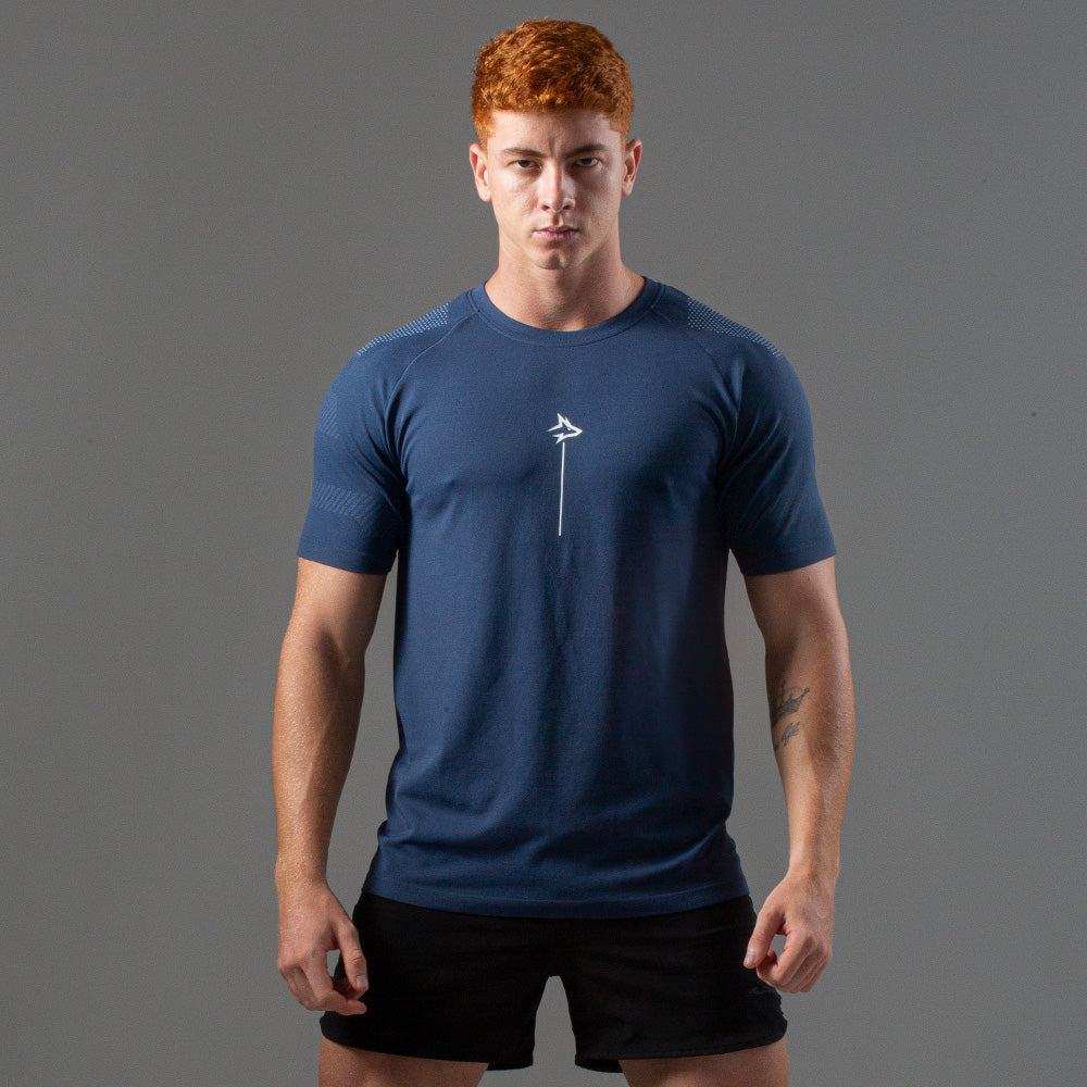 Camiseta Apex Dry Line Lupus Marinho - Sem Costura - Image 3