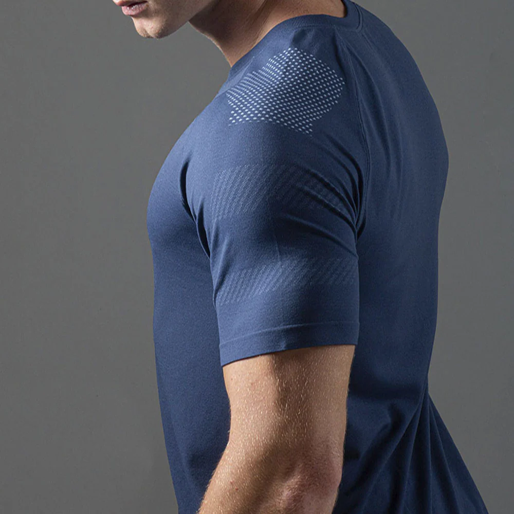 Camiseta Apex Dry Line Lupus Marinho - Sem Costura - Image 8