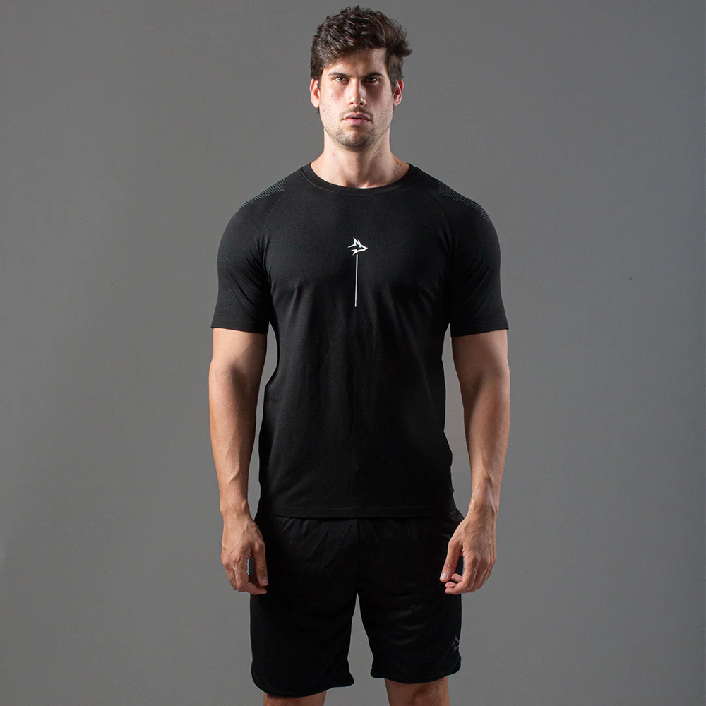 Camiseta Apex Dry Line Lupus Preto - Sem Costura - Image 3