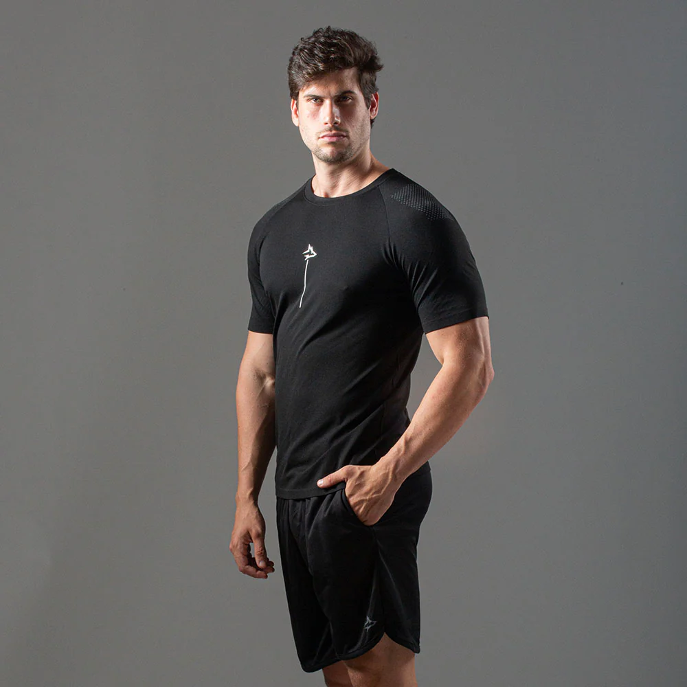 Camiseta Apex Dry Line Lupus Preto - Sem Costura - Image 7