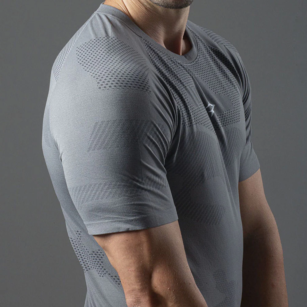 Camiseta Apex Dry Middle Lupus Cinza - Sem Costura - Image 7