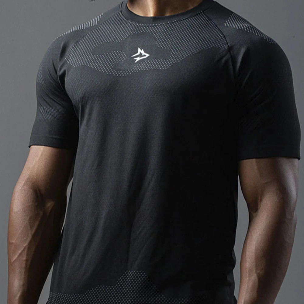 Camiseta Apex Dry Middle Lupus Preto - Sem Costura - Image 12