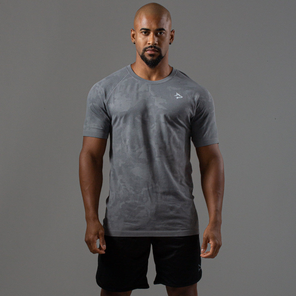 Camiseta Apex Dry New Lupus Cinza - Sem Costura - Image 3