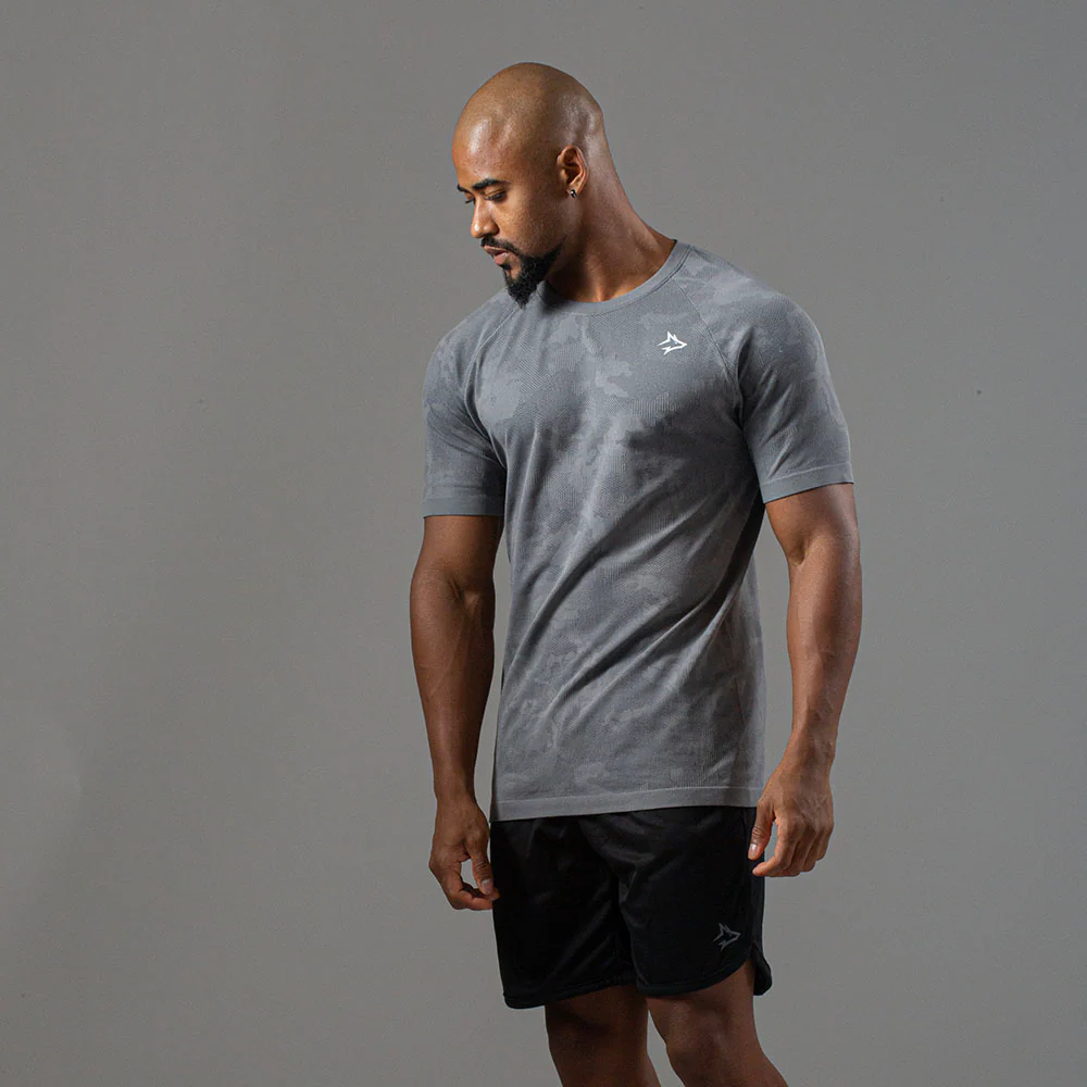 Camiseta Apex Dry New Lupus Cinza - Sem Costura - Image 5