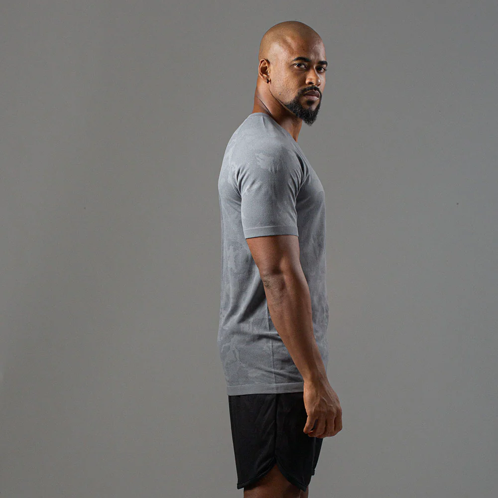 Camiseta Apex Dry New Lupus Cinza - Sem Costura - Image 7