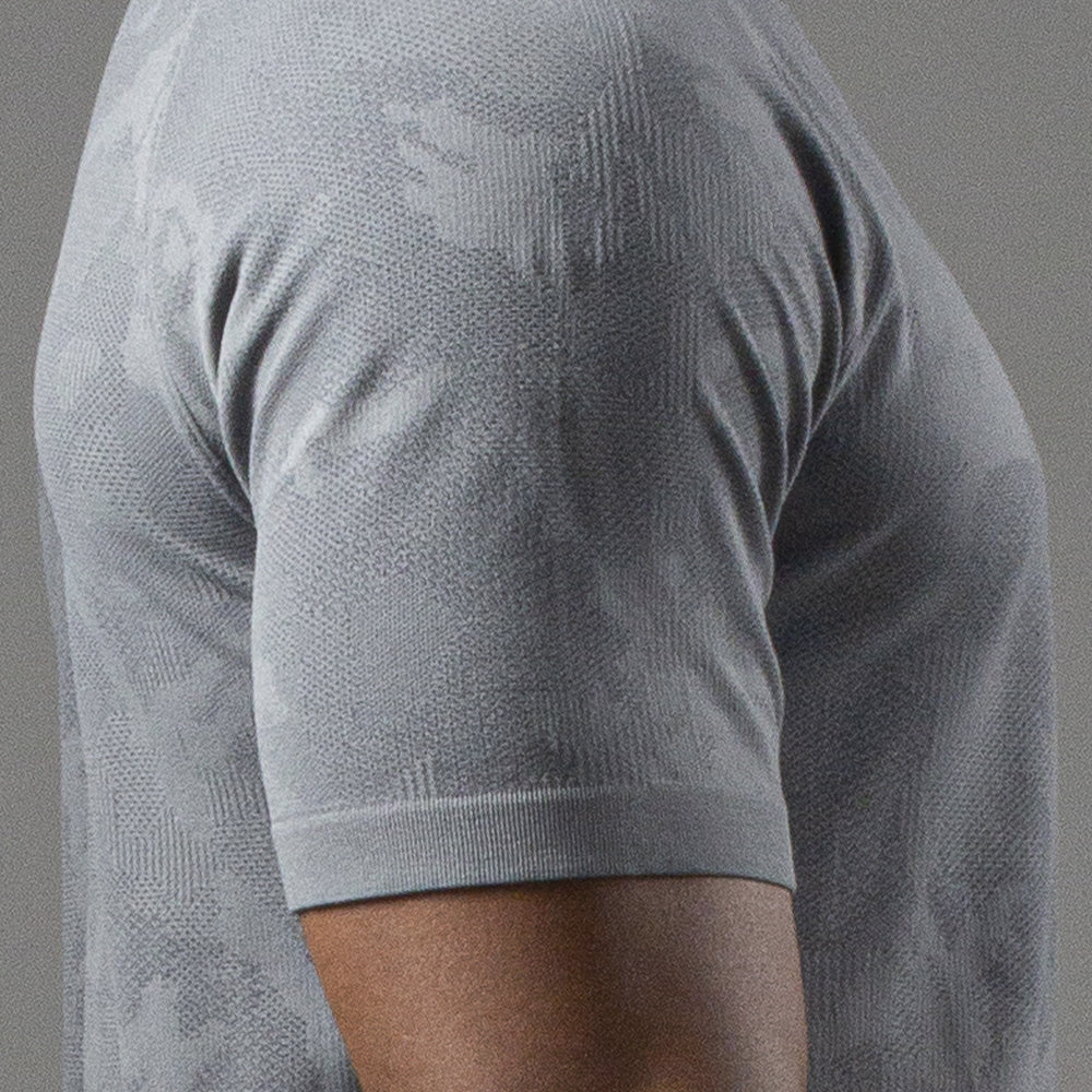 Camiseta Apex Dry New Lupus Cinza - Sem Costura - Image 9