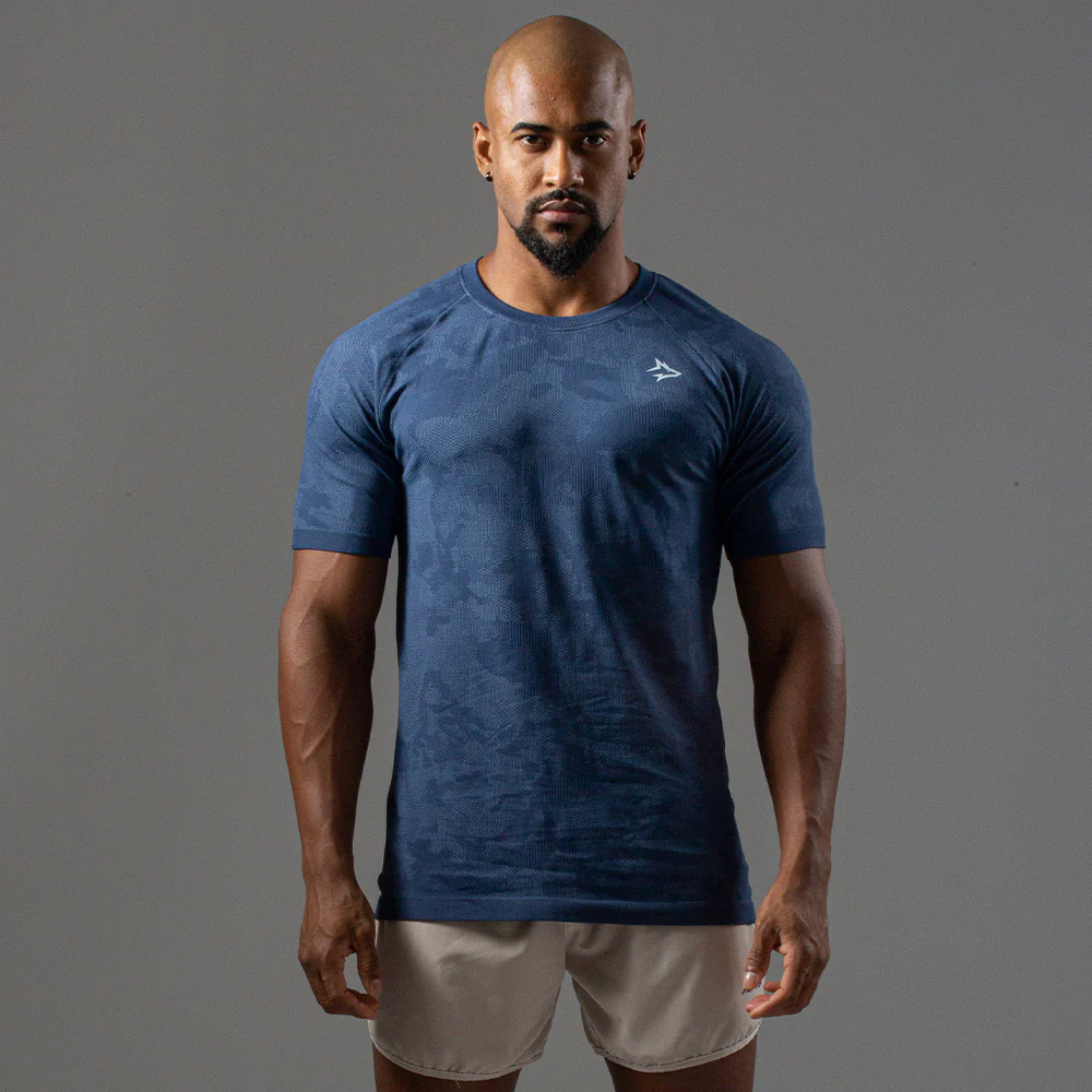 Camiseta Apex Dry New Lupus Marinho - Sem Costura - Image 3