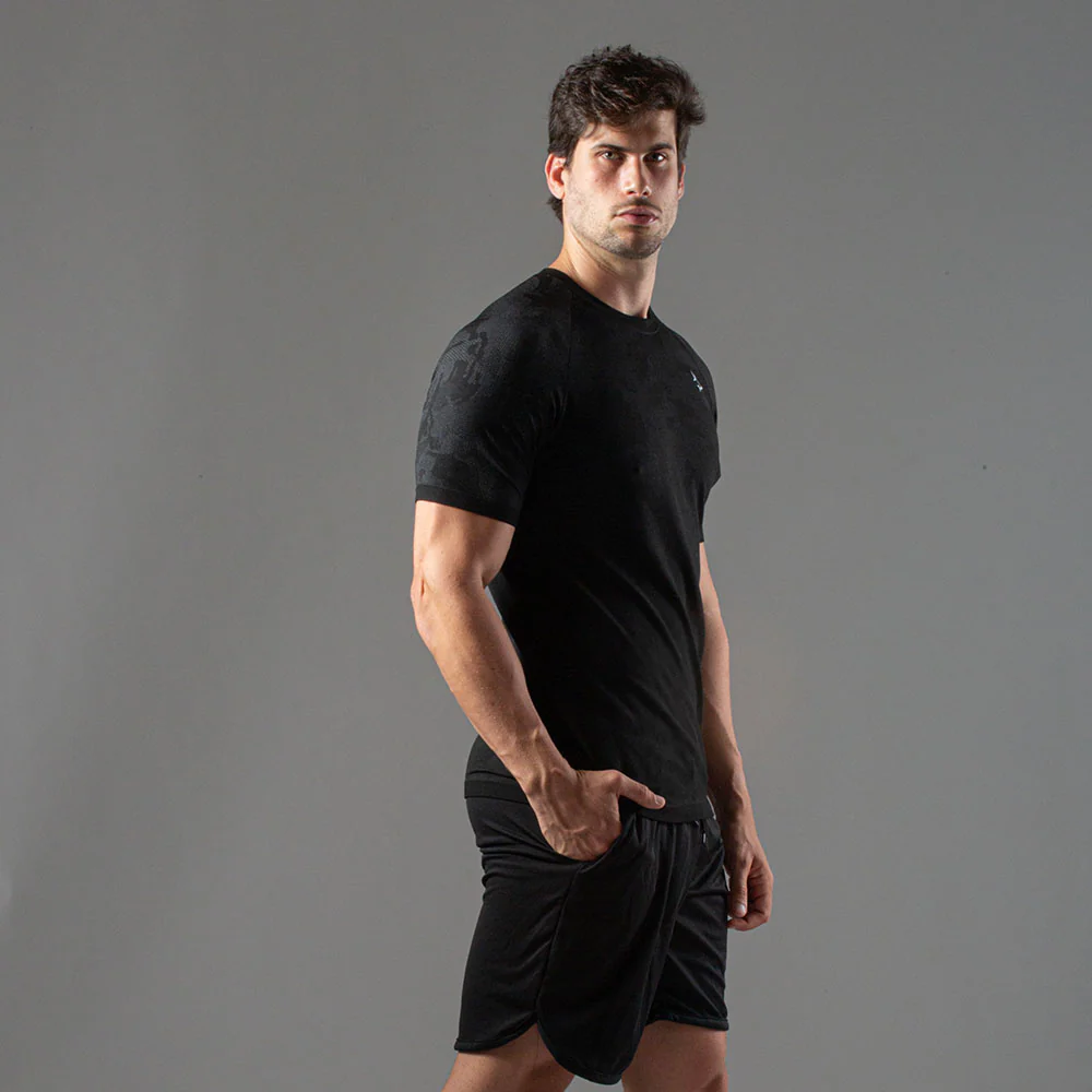Camiseta Apex Dry New Lupus Preto - Sem Costura - Image 10