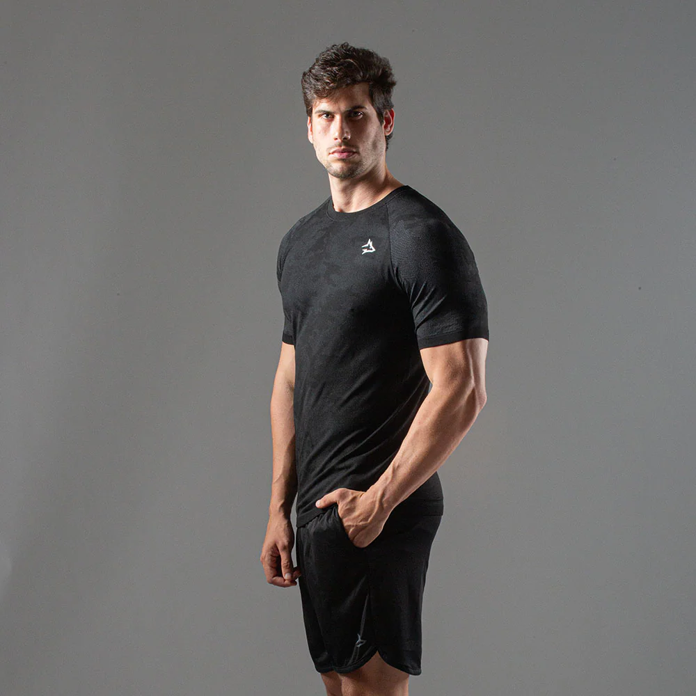 Camiseta Apex Dry New Lupus Preto - Sem Costura - Image 8