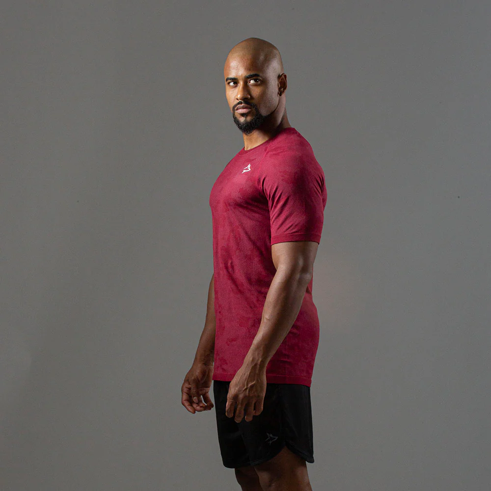 Camiseta Apex Dry New Lupus Vinho - Sem Costura - Image 8