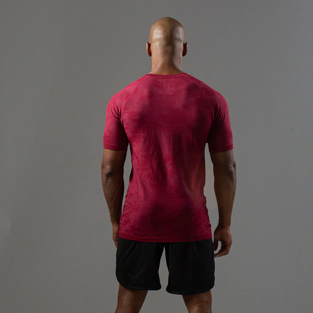 Camiseta Apex Dry New Lupus Vinho - Sem Costura - Image 9