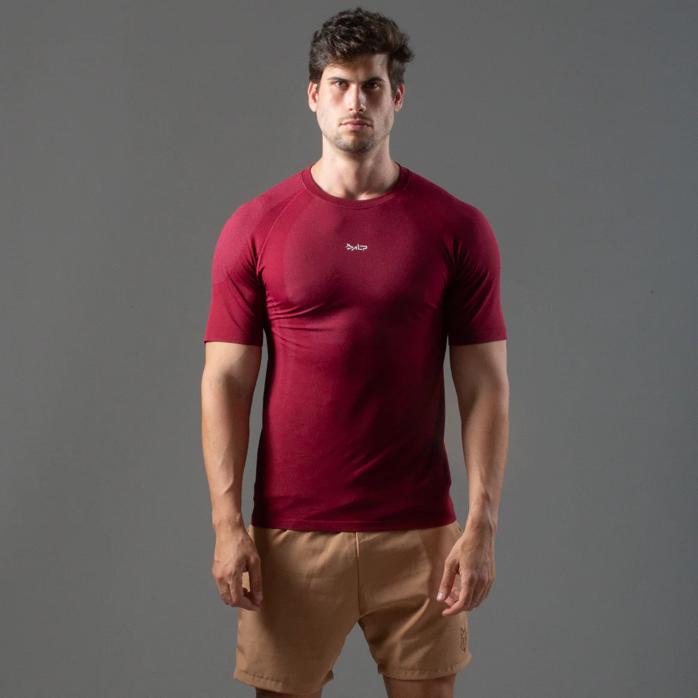 Camiseta Apex Dry New Tenacity Vinho - Sem Costura - Image 3