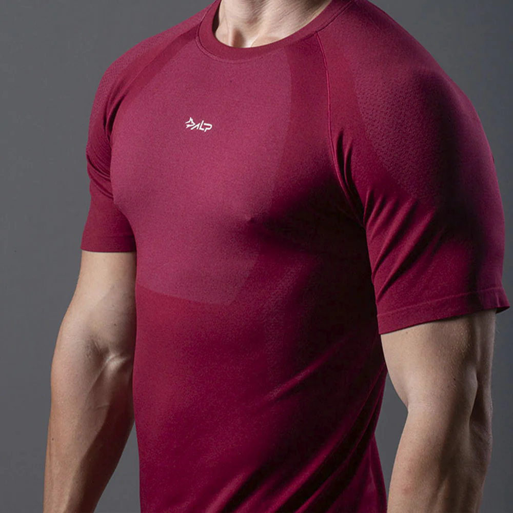 Camiseta Apex Dry New Tenacity Vinho - Sem Costura - Image 4
