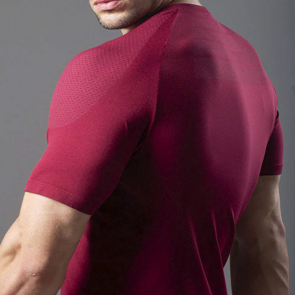 Camiseta Apex Dry New Tenacity Vinho - Sem Costura - Image 5