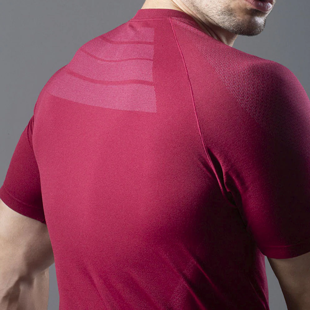 Camiseta Apex Dry New Tenacity Vinho - Sem Costura - Image 6