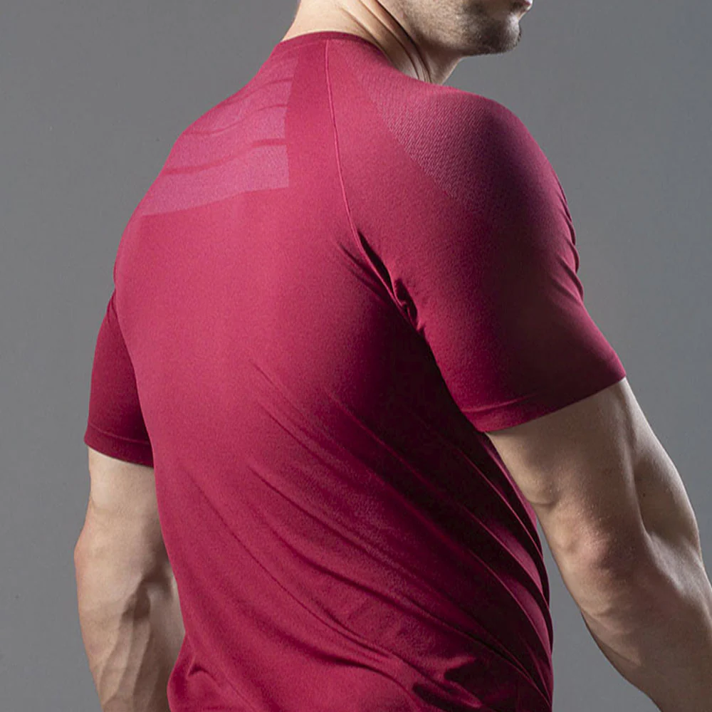 Camiseta Apex Dry New Tenacity Vinho - Sem Costura - Image 7