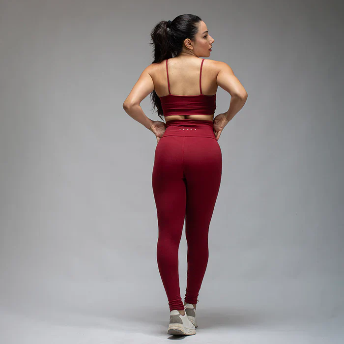 Conjunto Basic Feminino Top e Calça - New Horizon Vinho - Image 6