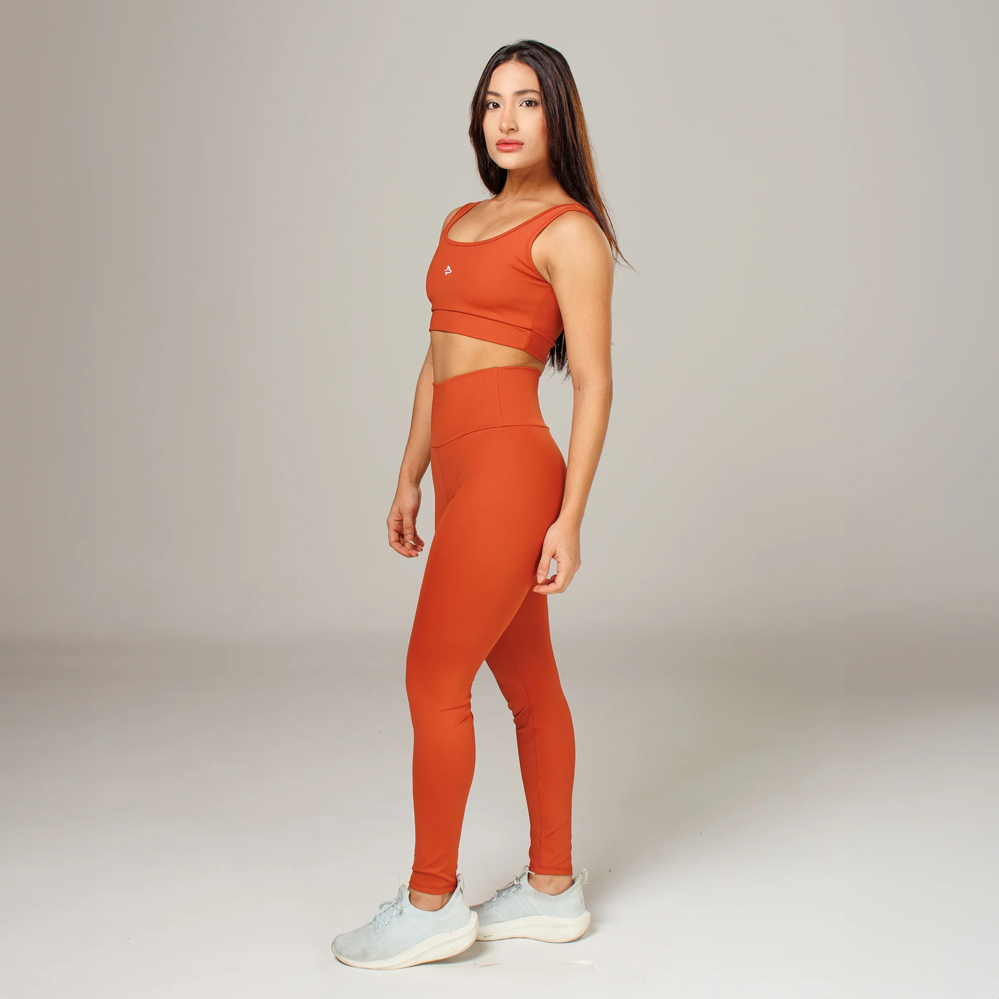 Conjunto Basic Feminino Top e Calça - Lupus Marrom Canela - Image 3