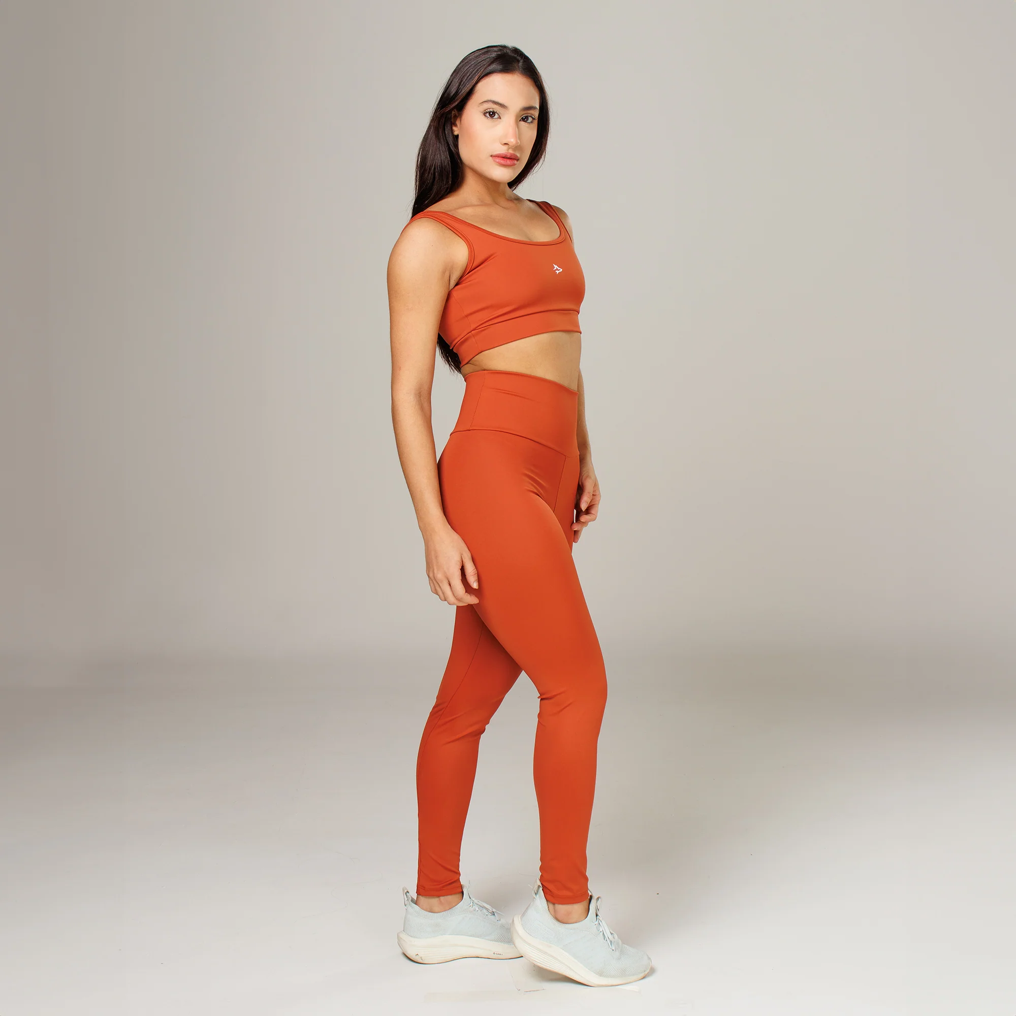 Conjunto Basic Feminino Top e Calça - Lupus Marrom Canela - Image 5