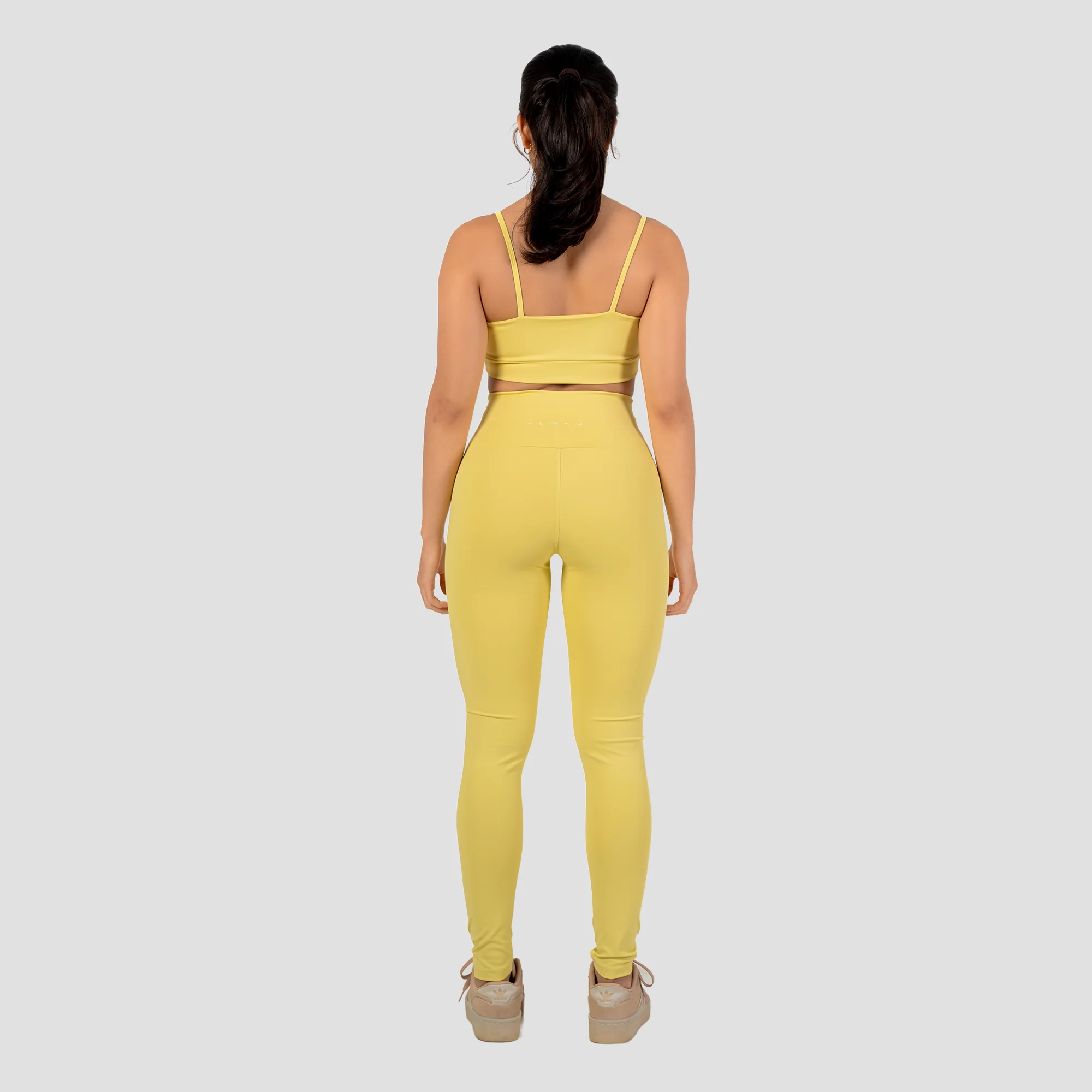 Conjunto Basic Feminino Top e Calça - New Horizon Amarelo Cítrico - Image 5