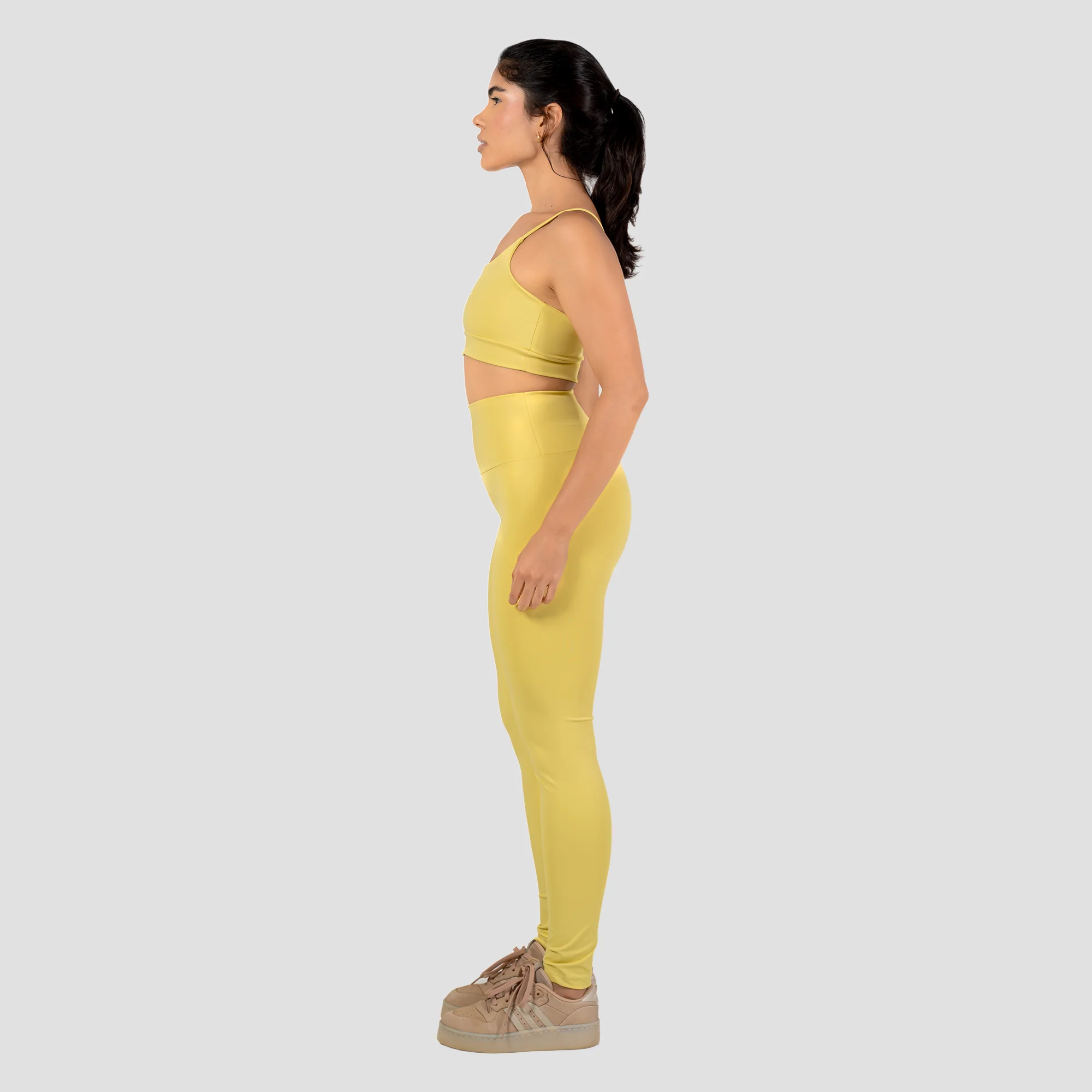 Conjunto Basic Feminino Top e Calça - New Horizon Amarelo Cítrico - Image 7