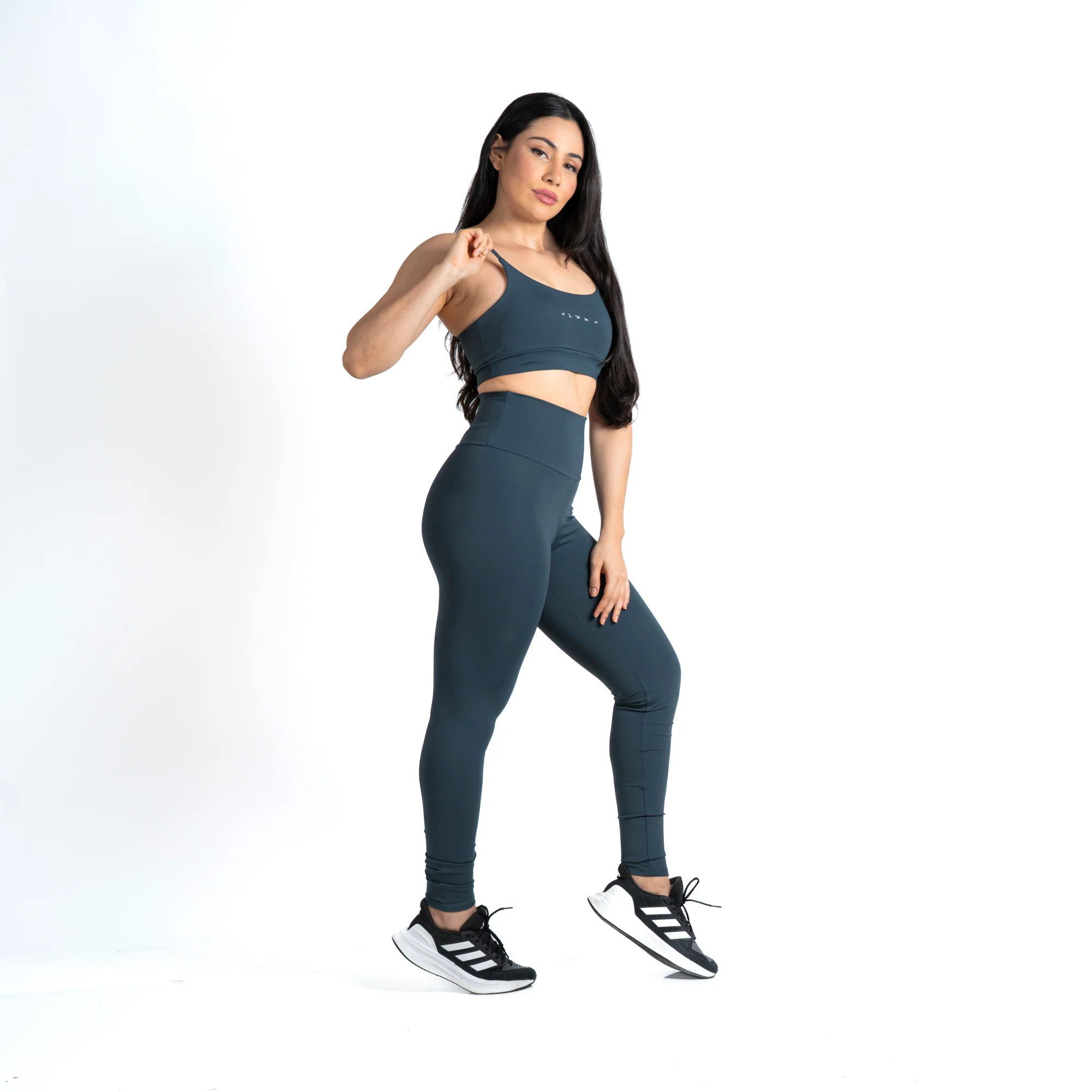 Conjunto Basic Feminino Top e Calça - New Horizon Chumbo - Image 2