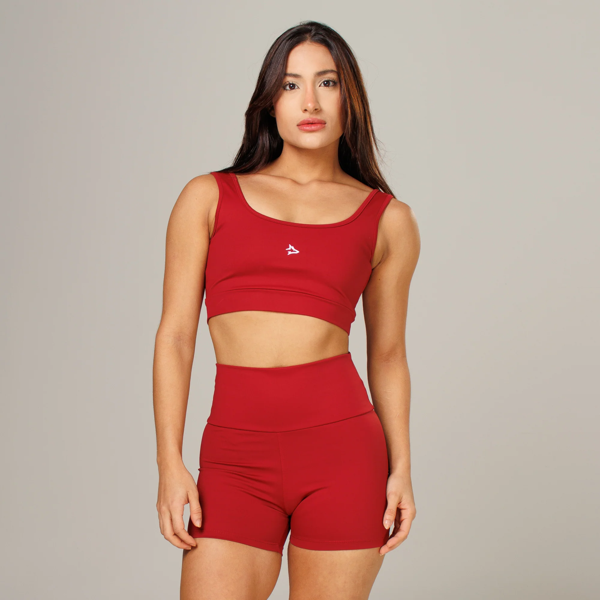 Conjunto Basic Feminino Top e Short - Lupus Vinho