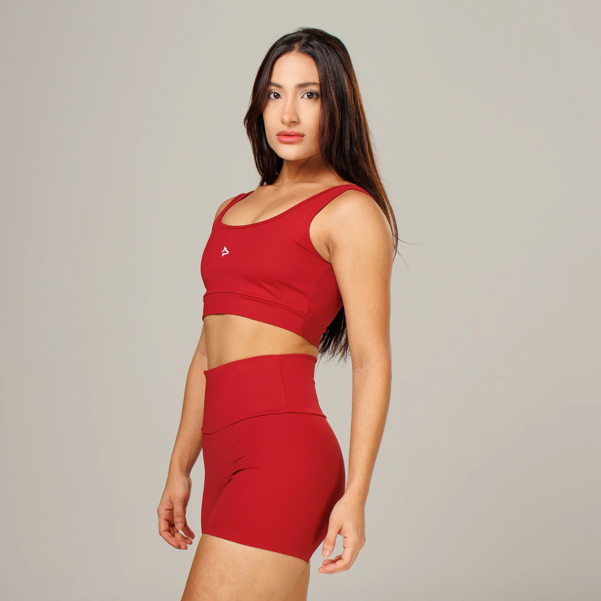 Conjunto Basic Feminino Top e Short - Lupus Vinho - Image 6