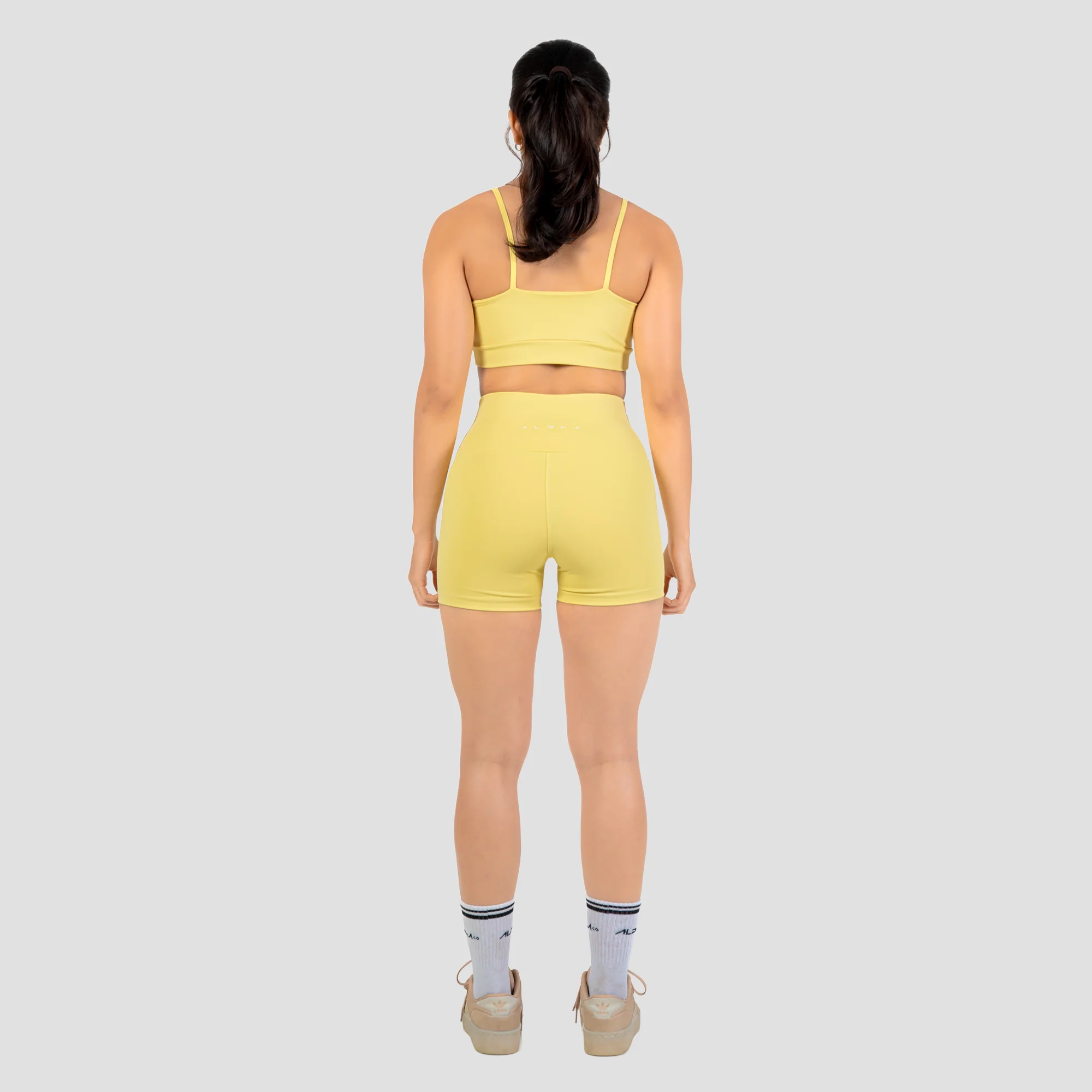 Conjunto Basic Feminino Top e Short - New Horizon Amarelo Cítrico - Image 5
