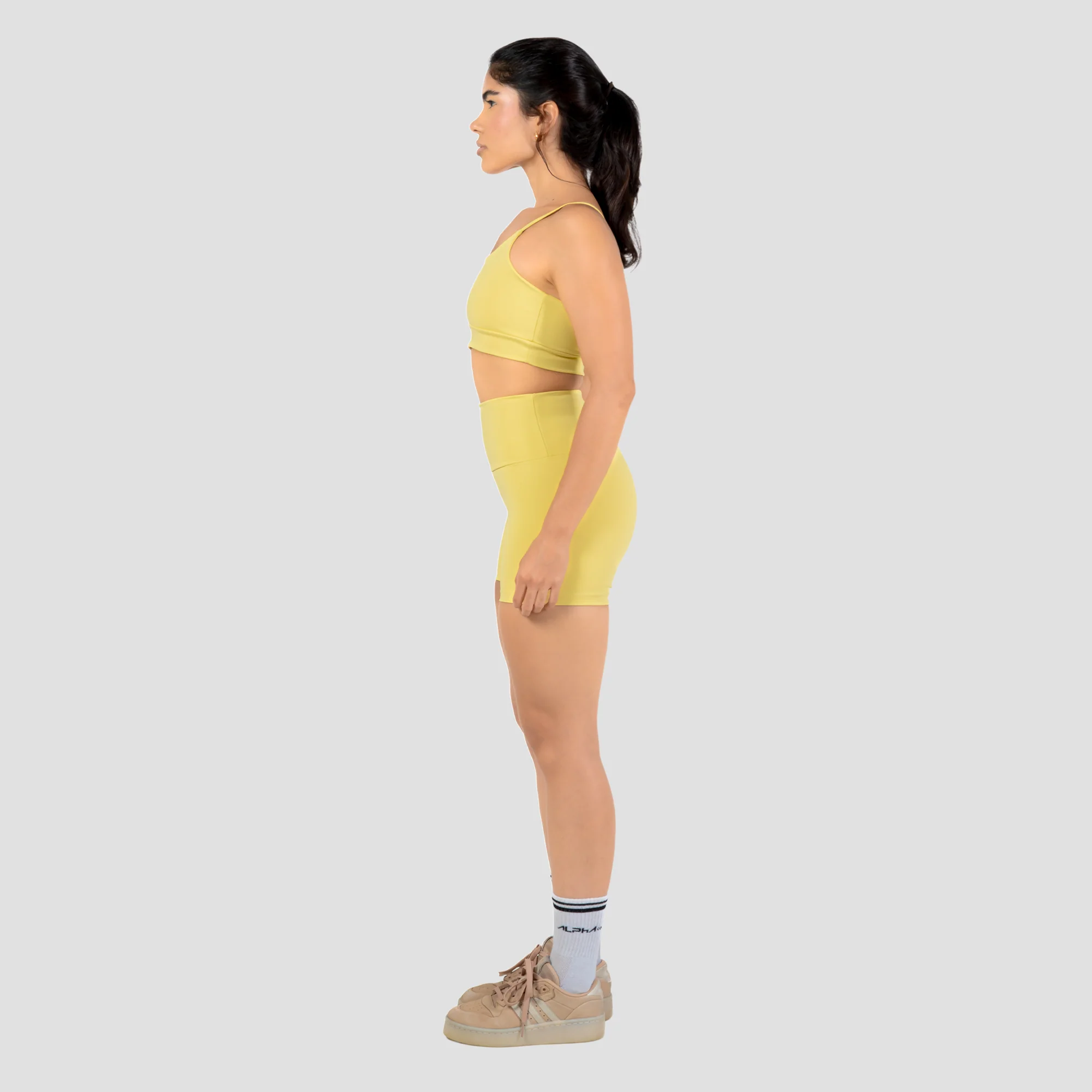 Conjunto Basic Feminino Top e Short - New Horizon Amarelo Cítrico - Image 7